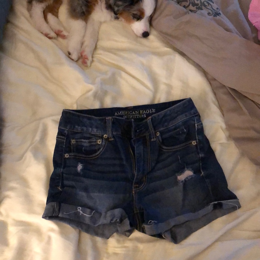 American eagle super stretch shorts (size 6)